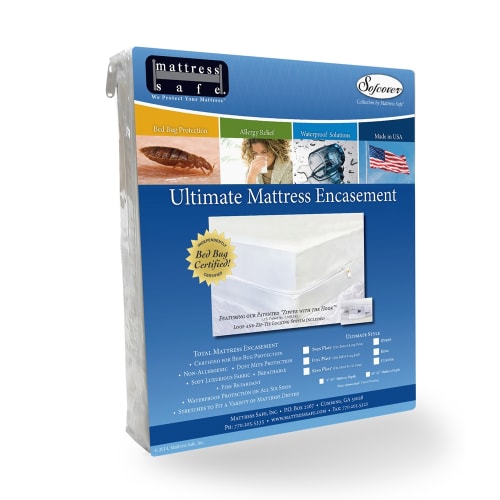 Sofcover® Ultimate Encasement-King Plus, Fits 72x80-84 and 9-15" Depth, Bedbug Certified, Waterproof